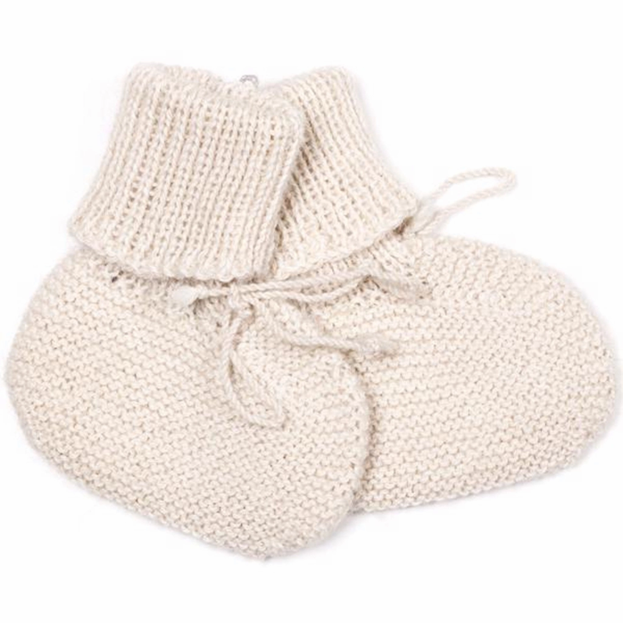 Huttelihut Alpaca Wool Baby Socks Off White Instant Step