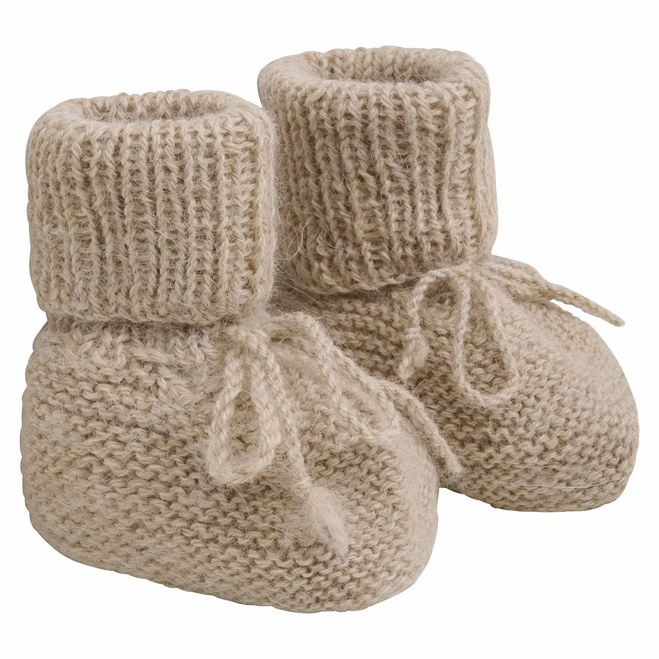Fitness Huttelihut Camel Melange Footies Alpaca Wool Knit
