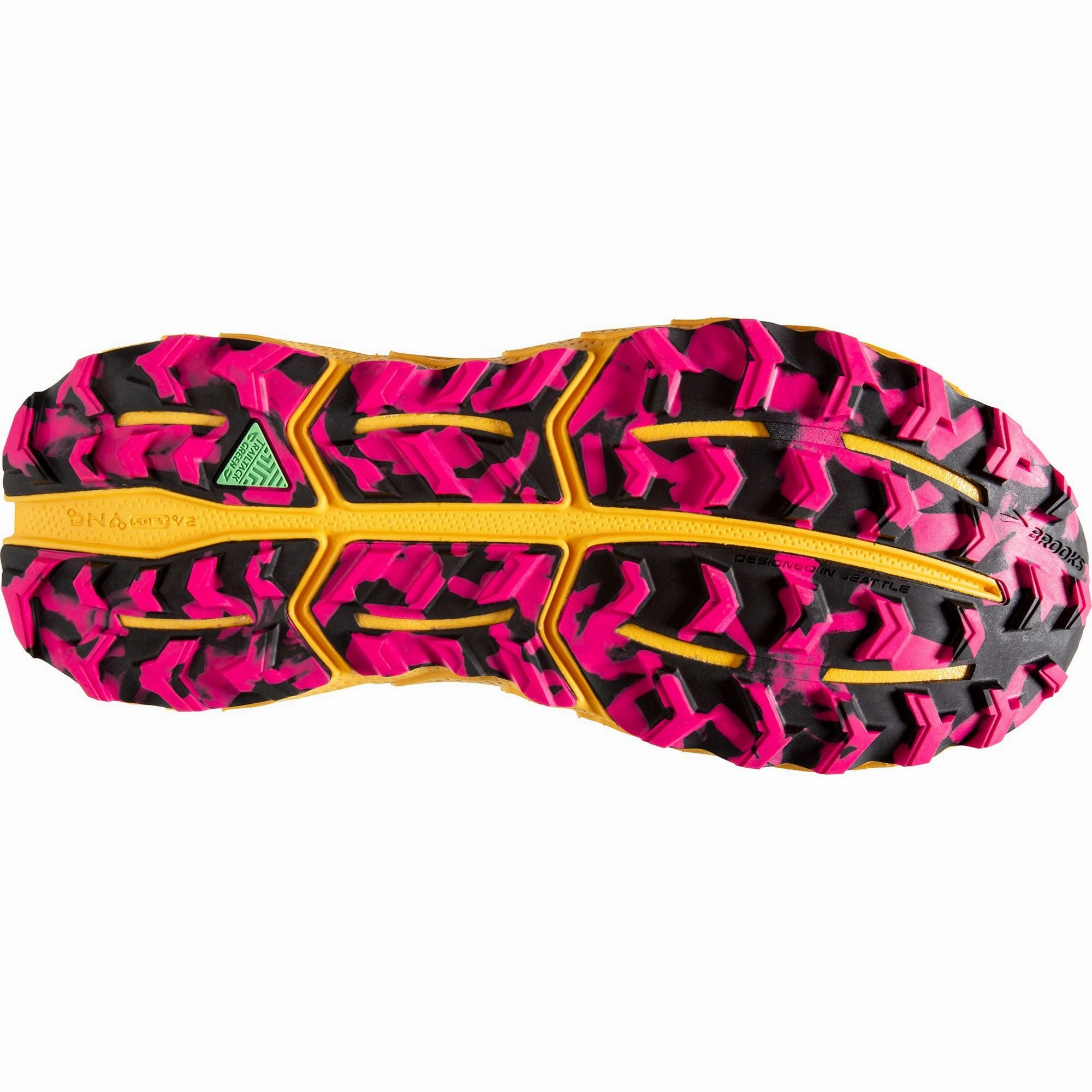 traction - control - technology shoes Brooks Cascadia 17 Womens Trail Running Shoes - Pink