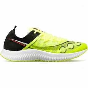 Saucony Sinister Womens Running Shoes - Yellow Pressure Dispersion evening running shoes