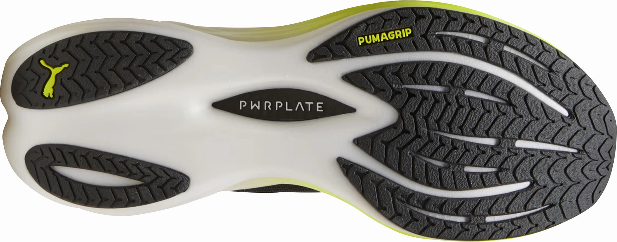 sequin - embellished - design shoes Puma Deviate Nitro 3 Mens Running Shoes - Black