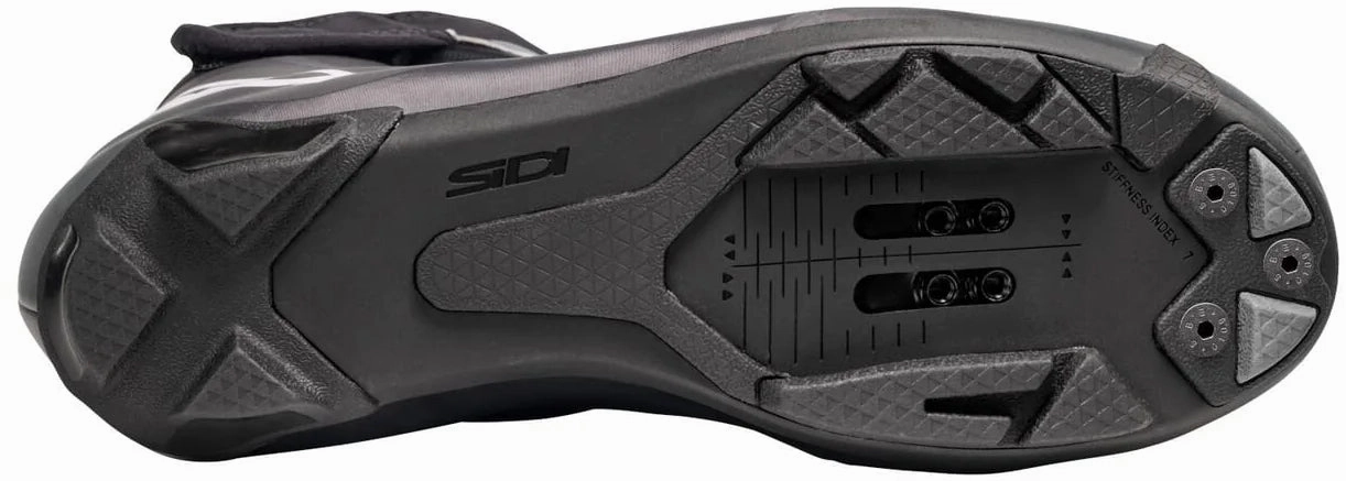 Sidi Algor Mens MTB Cycling Shoes - Black Elastic Strap