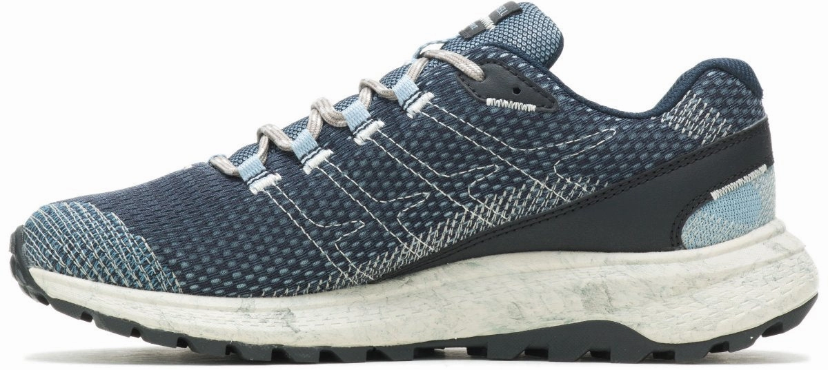 marathoning shoes low - maintenance Merrell Fly Strike GORE-TEX Womens Running Shoes - Blue