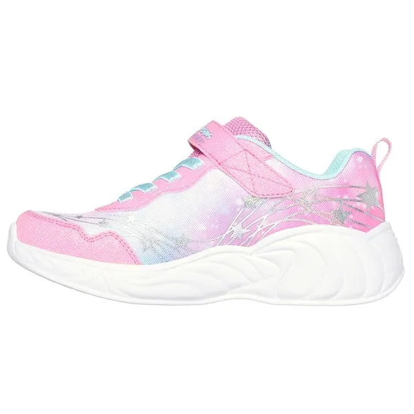 Comfort Footwear Clean Silhouette Skechers Unicorn Dreams Ombre Print & Star Shoe Pink Turquoise