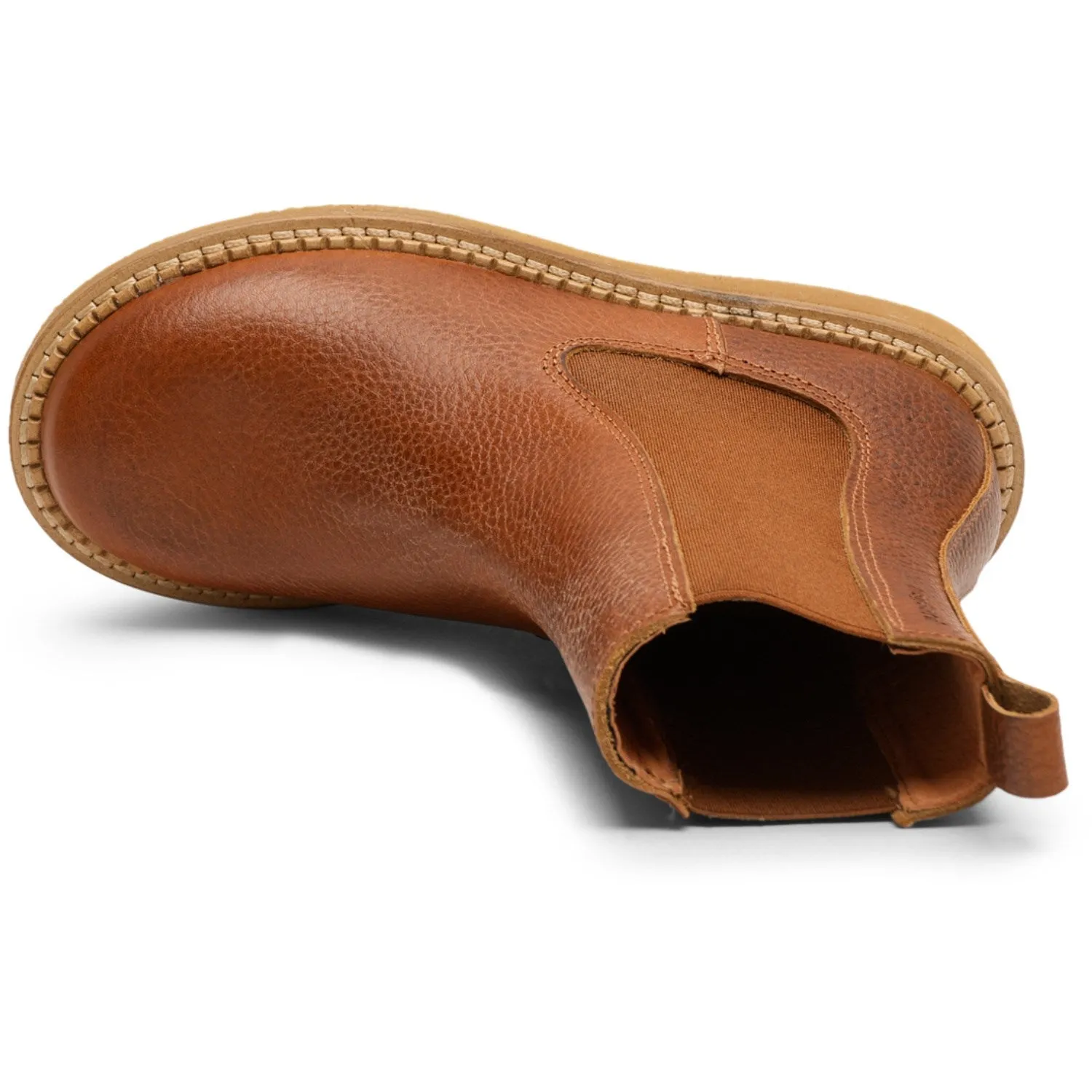 Bisgaard Chestnut Naya Boots Open Toe Design Minimalist Appeal