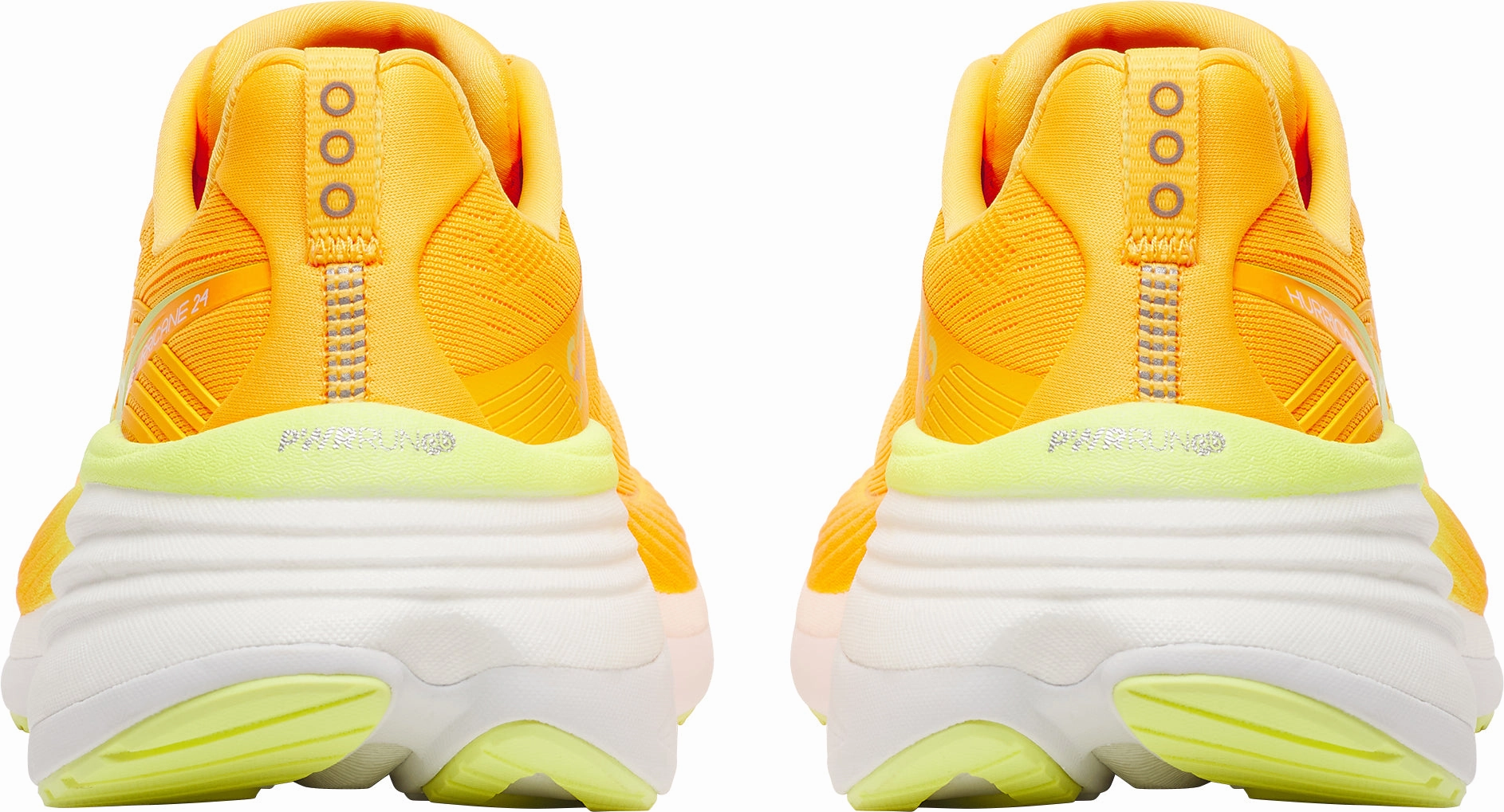 Ventilation Channels System Saucony Hurricane 24 Womens Running Shoes - Yellow