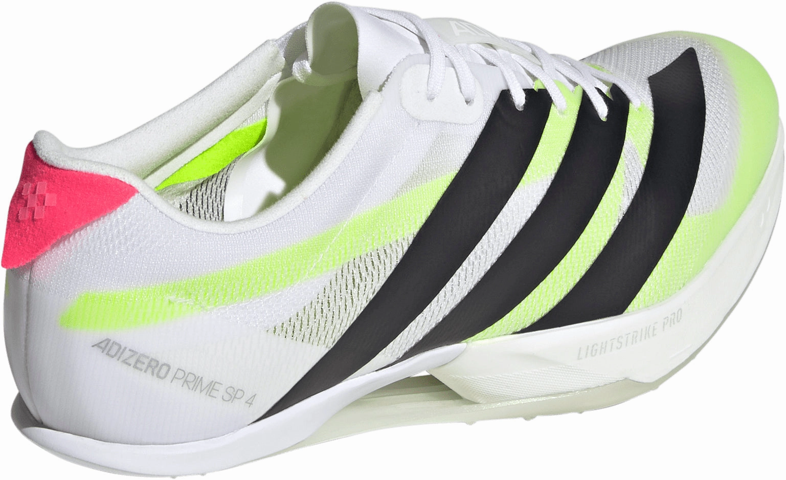 adidas Adizero Prime SP 4 Running Spikes - White Team Drill