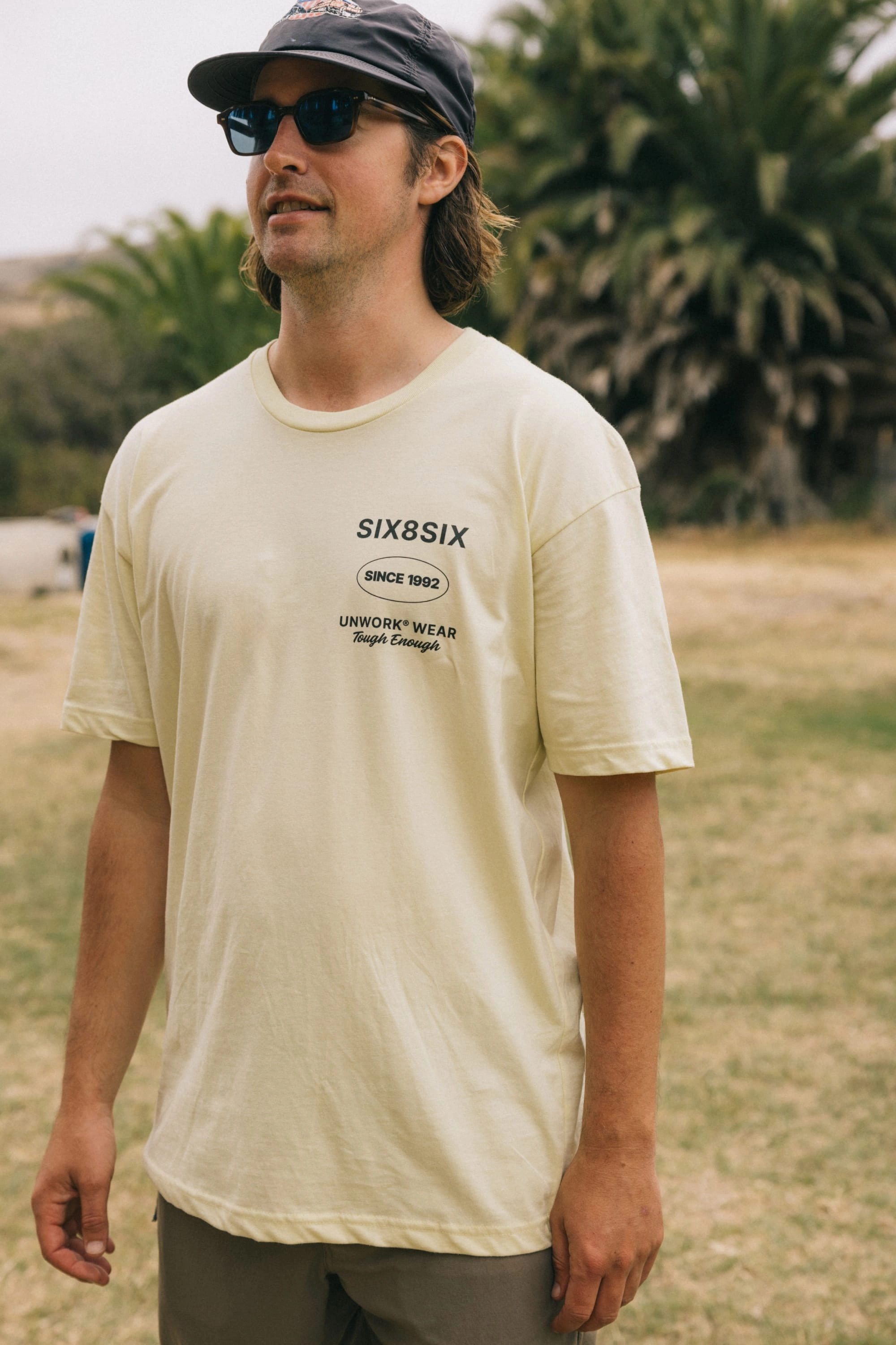 Cozy and Comfortable Pastel color 686 Unwork Wear Authentic S/S Tee