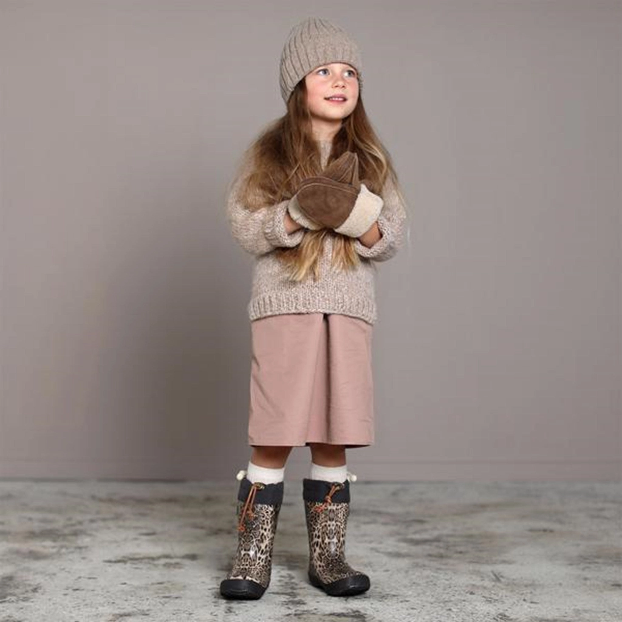 Bisgaard Winter Thermo Rubber Boots Leopard All-Purpose Use Crisp Look