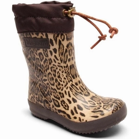 Grippy Outsole Work Commute Urban Footwear Bisgaard Winter Thermo Rubber Boots Leopard