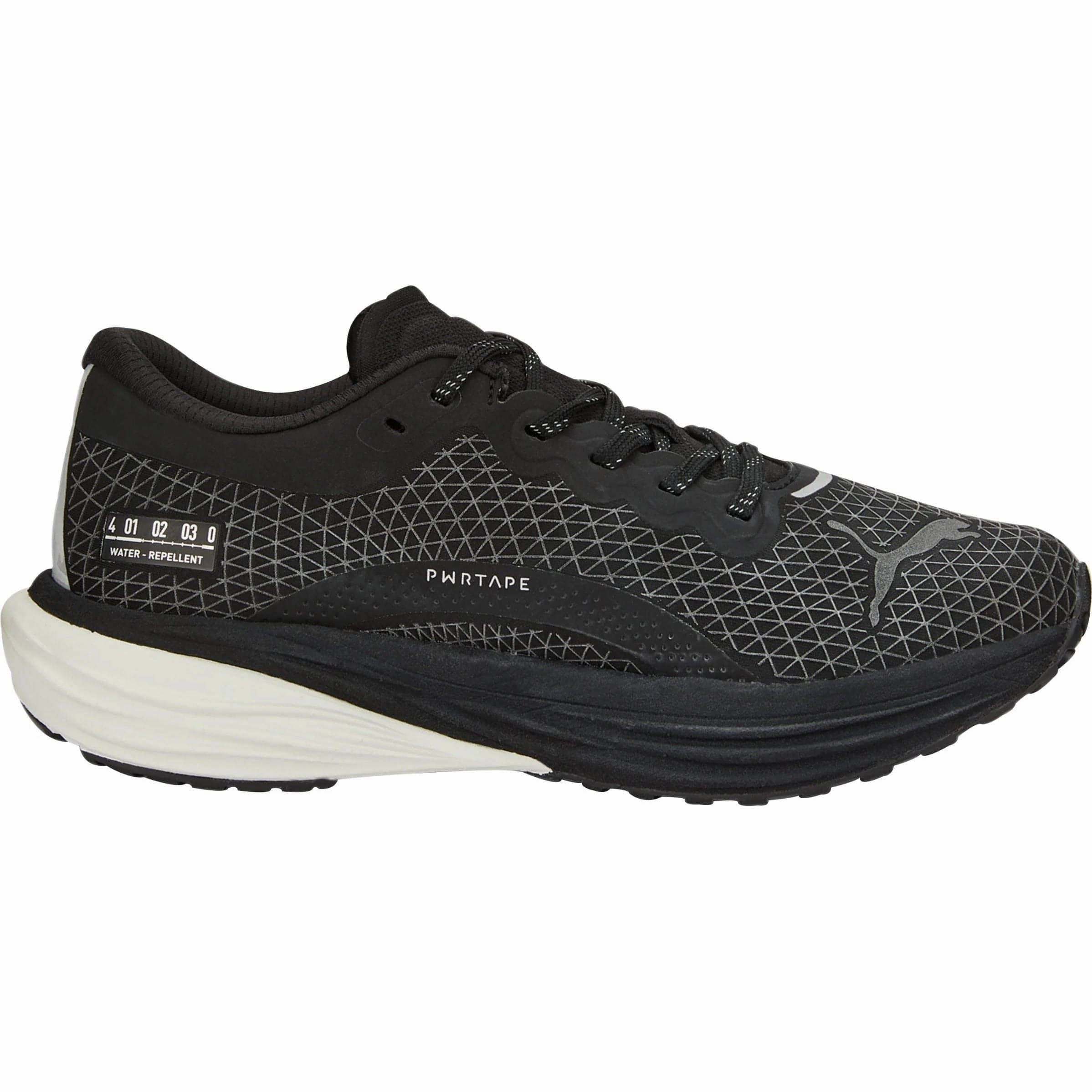 Puma Deviate Nitro 2 WTR Womens Running Shoes - Black training performance Stretch Knit
