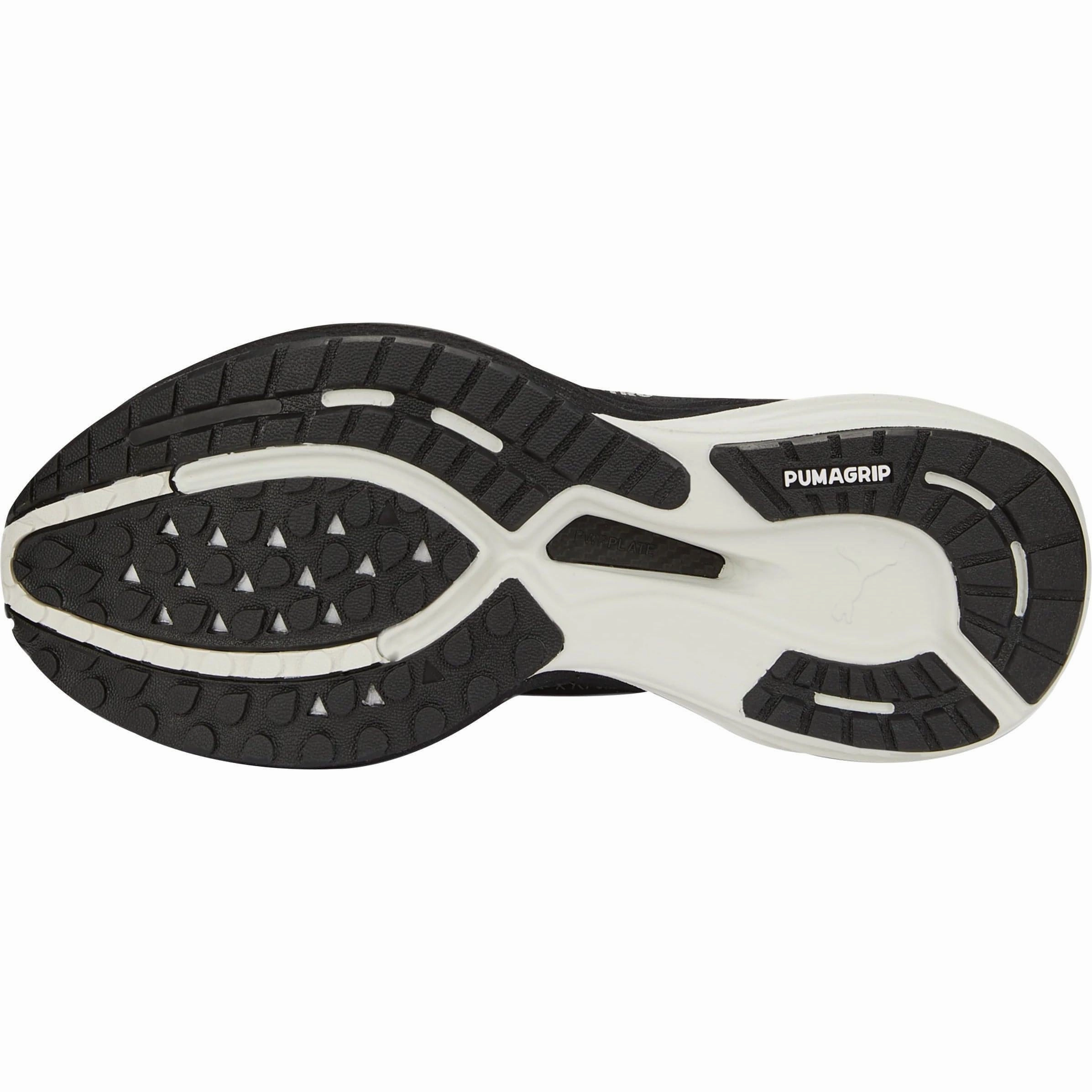 Anti Slip Outsole Pattern Puma Deviate Nitro 2 WTR Womens Running Shoes - Black