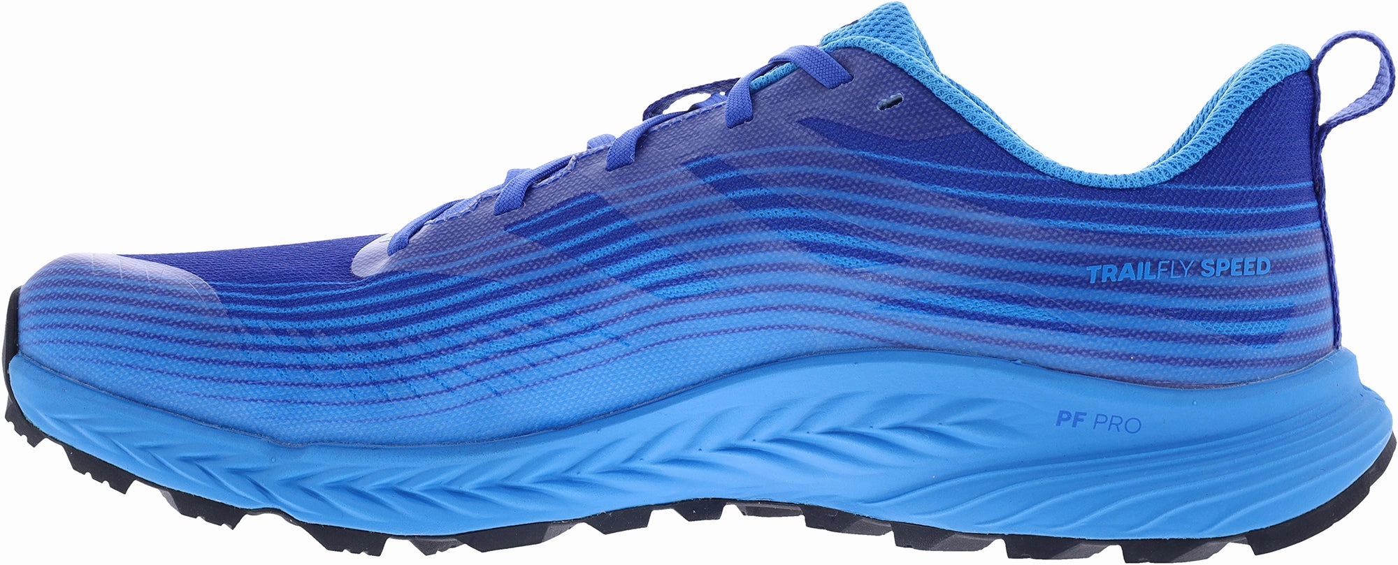 on - road shoes Inov8 TrailFly Speed WIDE FIT Mens Trail Running Shoes - Blue