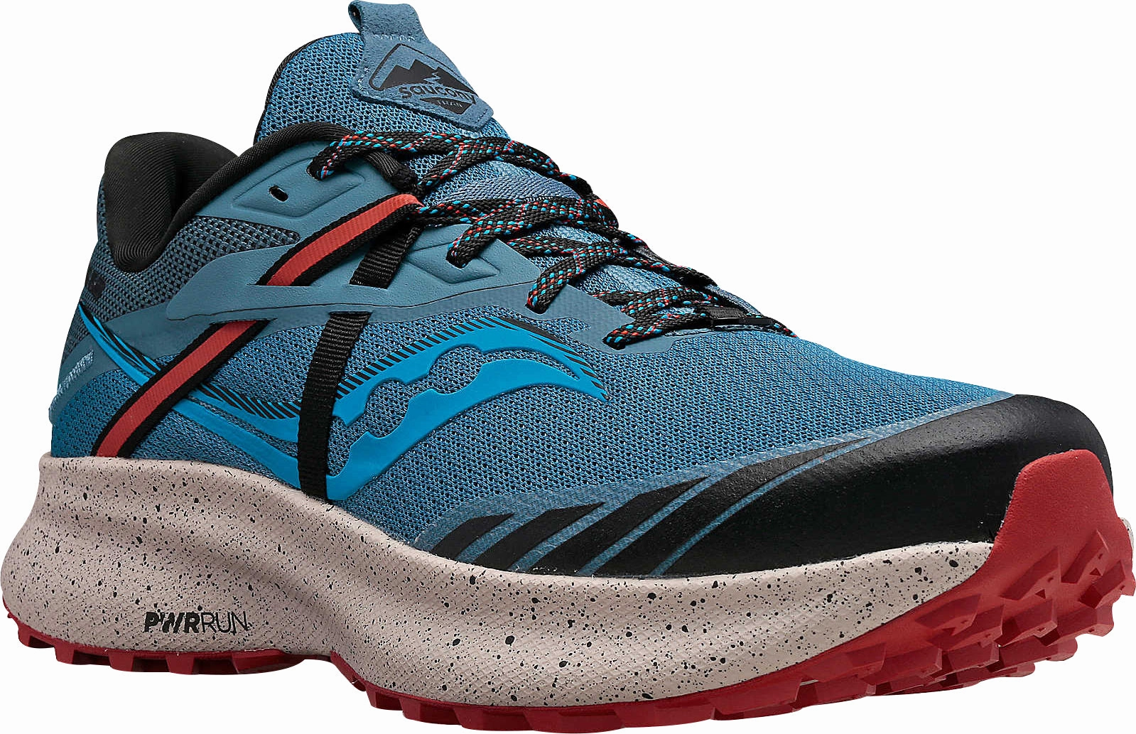 Slip Resistant TPU shoe protectors Saucony Ride 15 TR Mens Trail Running Shoes - Blue