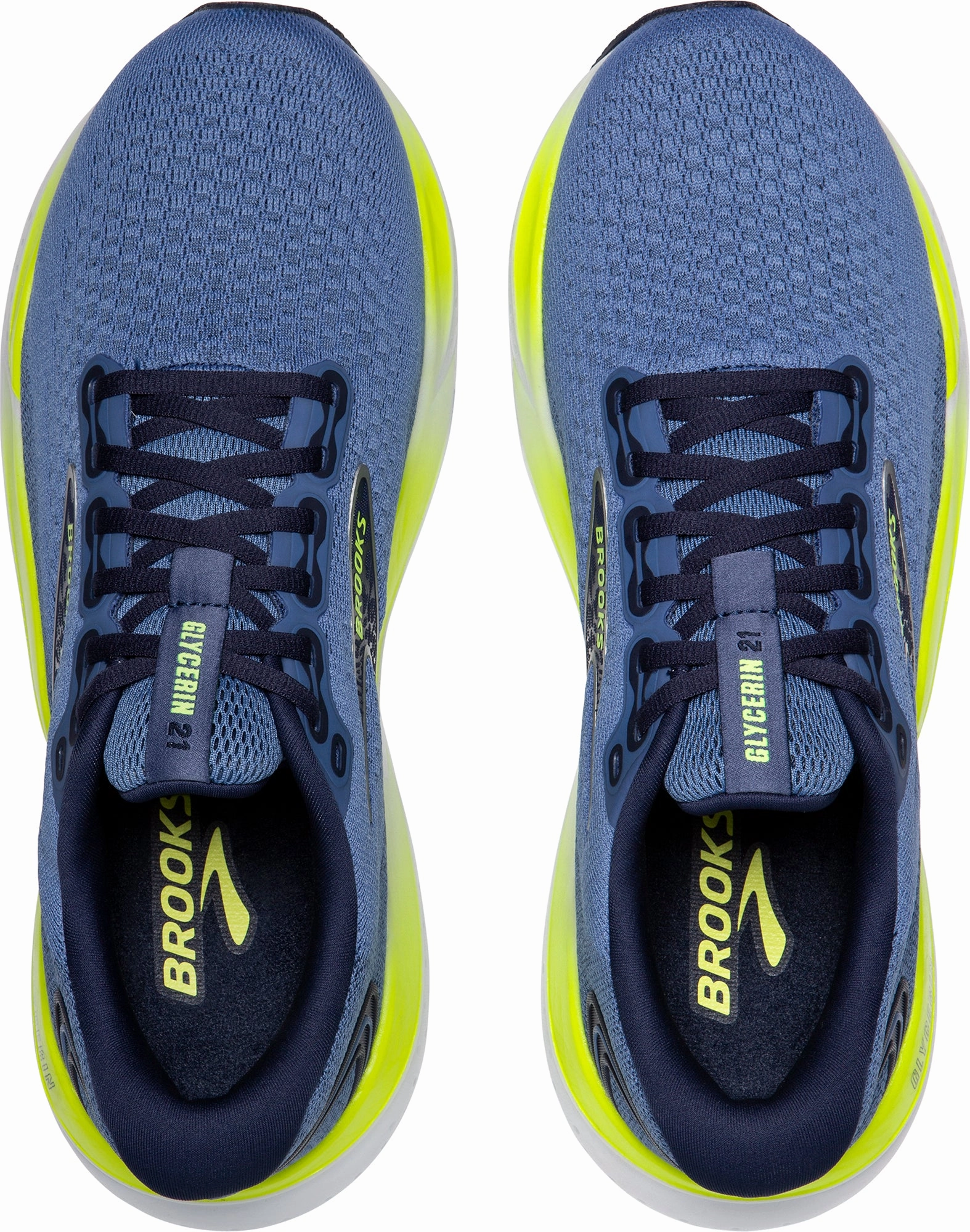 Brooks Glycerin 21 Mens Running Shoes - Blue Thermoplastic Upper