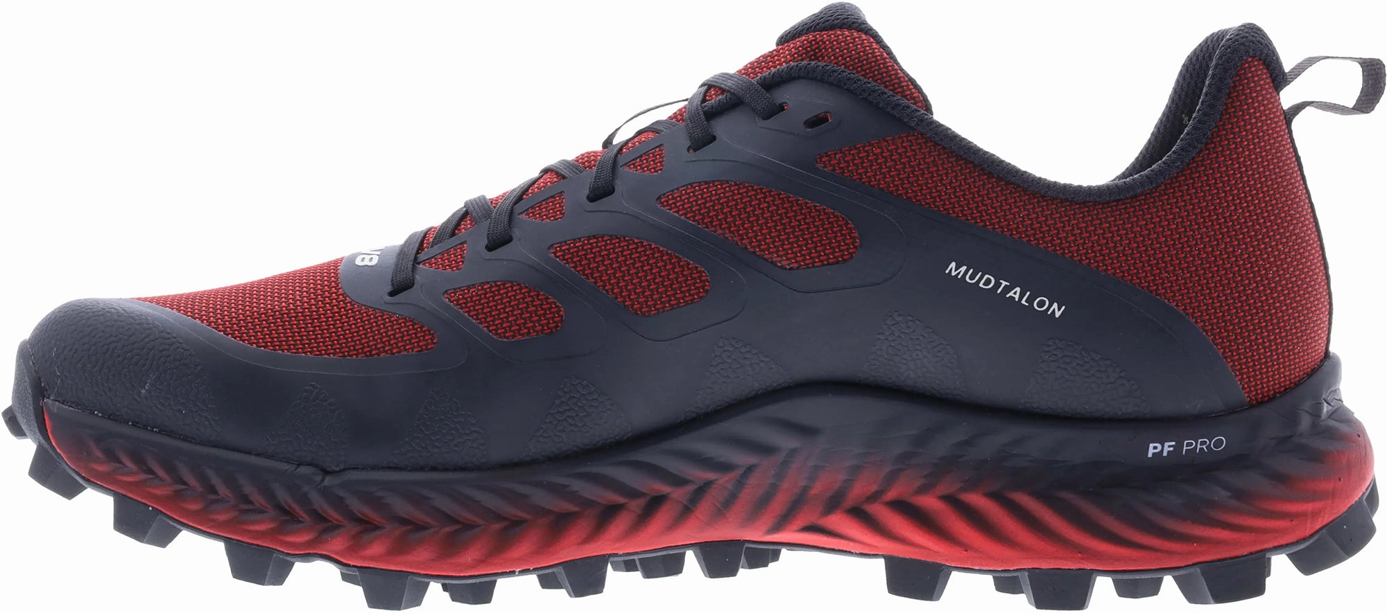 Inov8 MudTalon Mens Trail Running Shoes - Red Lightweight Protective Overlays