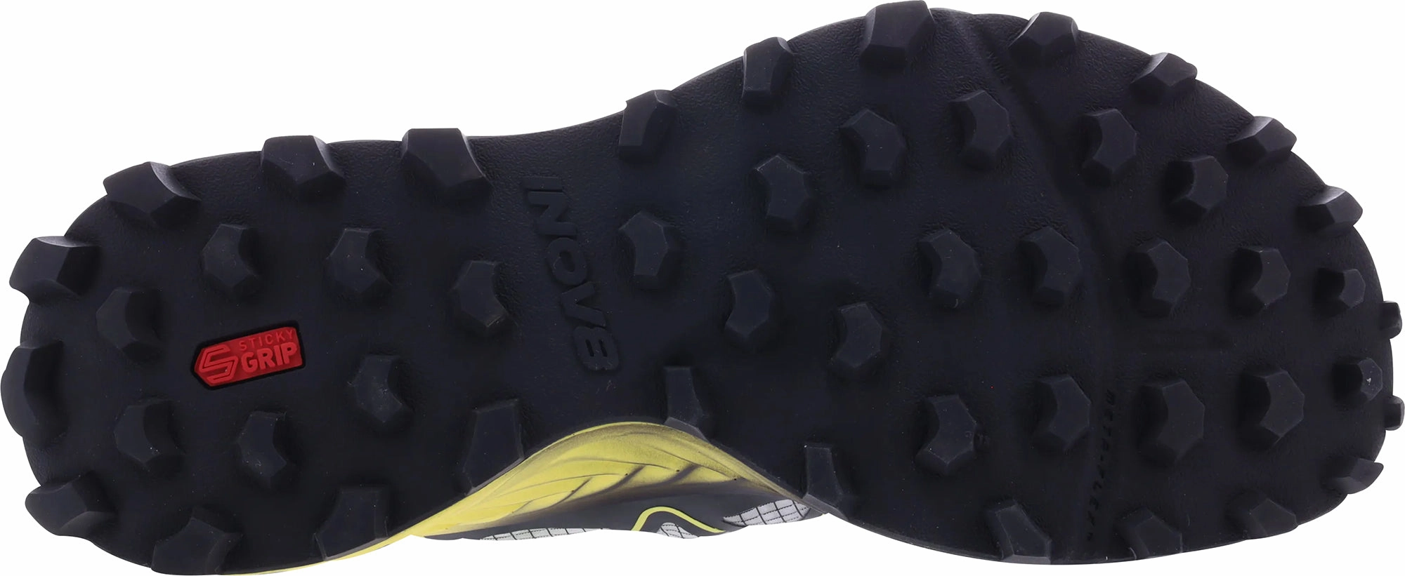 Compression Web Exoskeleton Inov8 MudTalon Speed Mens Trail Running Shoes - Black