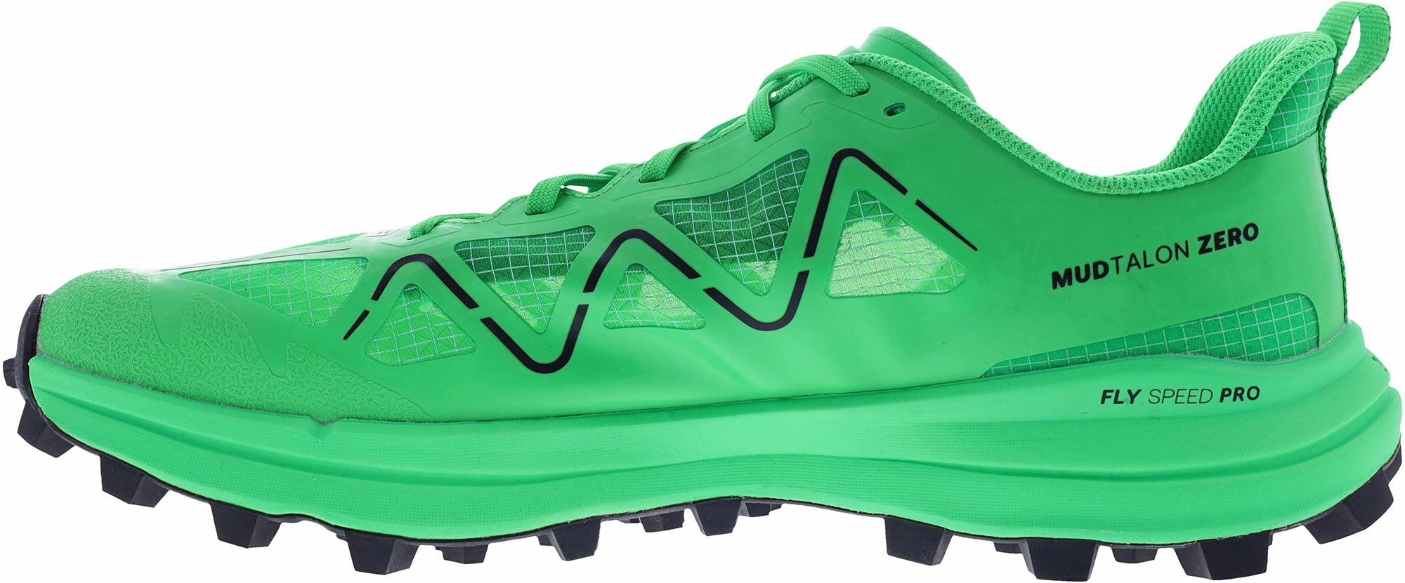 cycling - to - running shoes Inov8 MudTalon Zero (Precision Fit) Mens Trail Running Shoes - Green