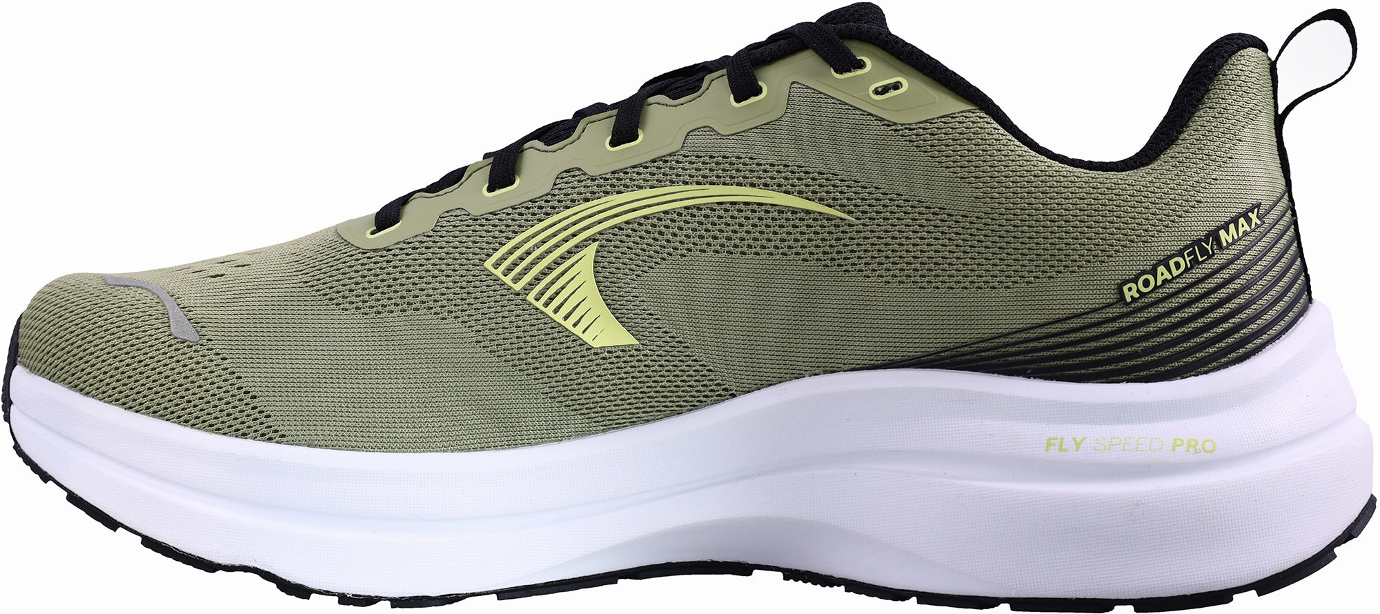 Inov8 RoadFly Max Mens Running Shoes - Green multi - density - midsole - feature shoes running with a heart rate monitor