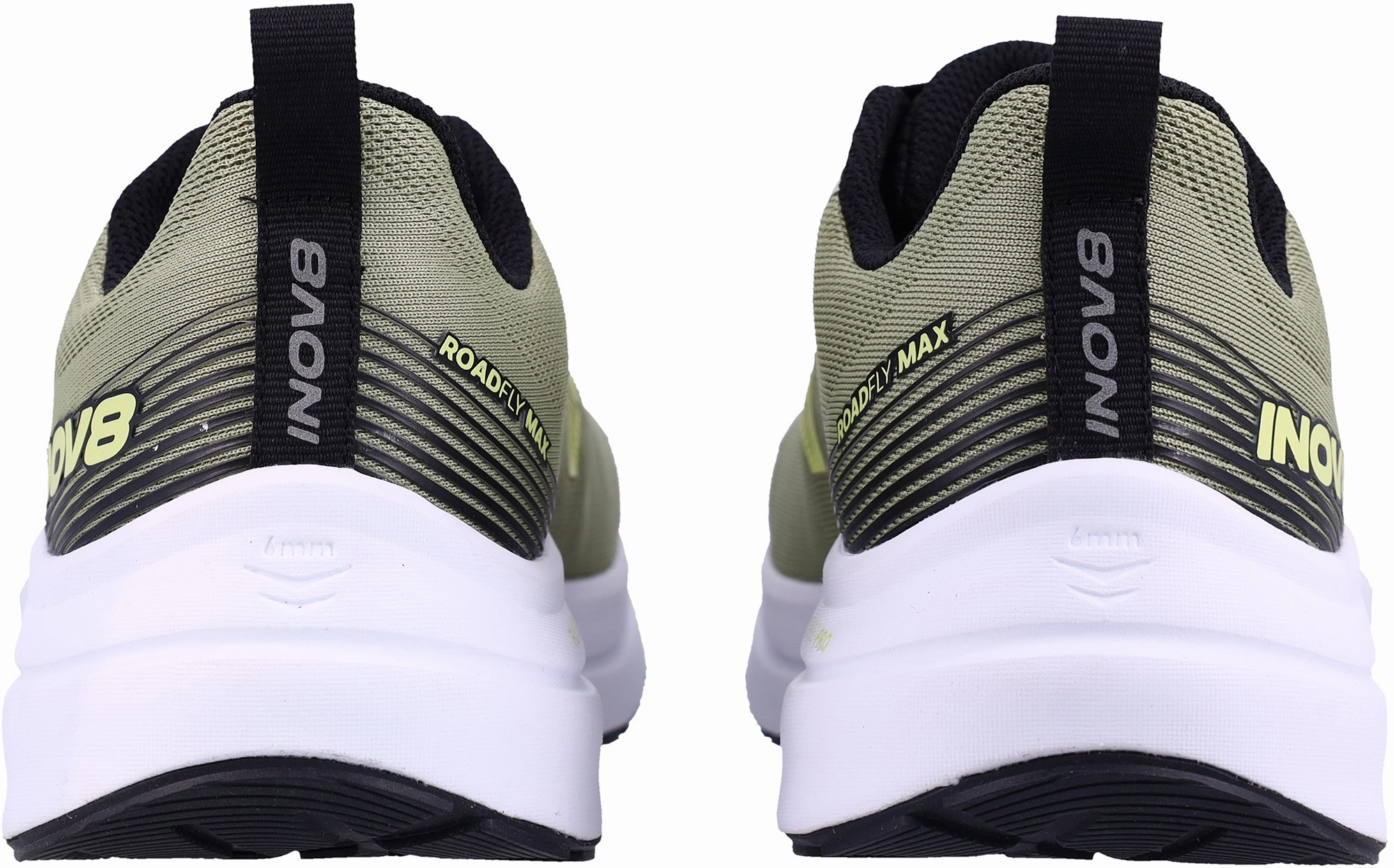 Flexible Midsole Construction Lightweight Cushion Inov8 RoadFly Max Mens Running Shoes - Green