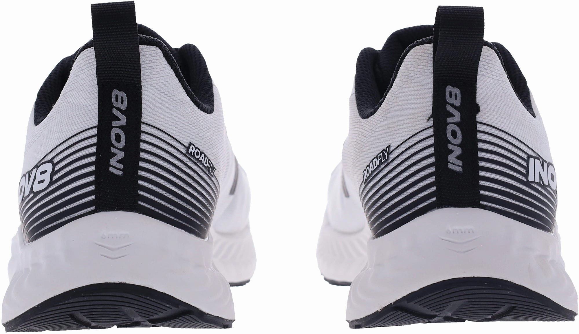 Ankle Lockdown basketball player shoes Inov8 RoadFly WIDE FIT Mens Running Shoes - White