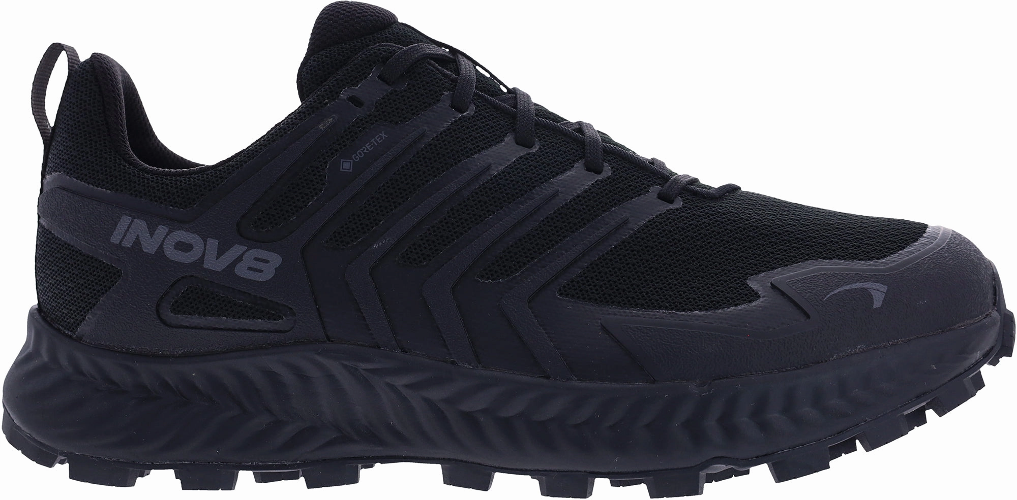 Inov8 Roclite GORE-TEX WIDE FIT Mens Walking Shoes - Black bunion protection Avoiding
