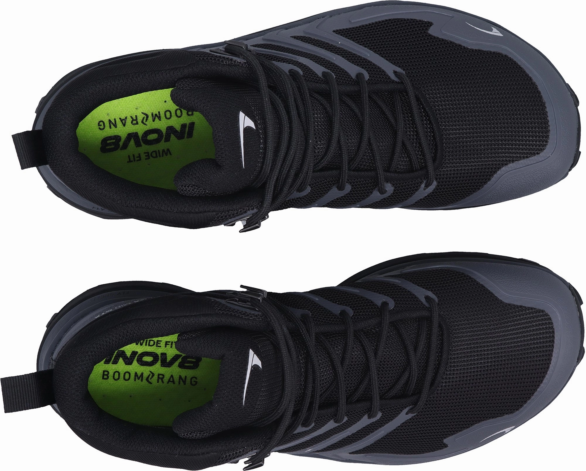 leatherette Inov8 Roclite Max Mid GORE-TEX WIDE FIT Womens Walking Boots - Black