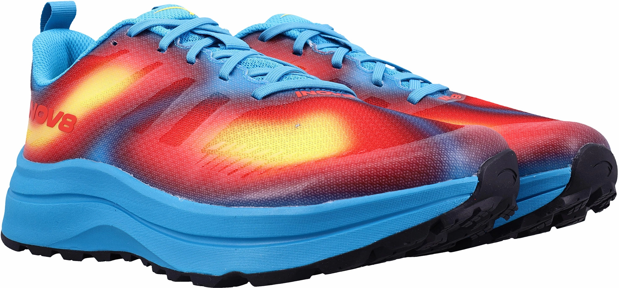 Inov8 TrailFly Max Mens Trail Running Shoes - Blue custom - made shoes high - arched