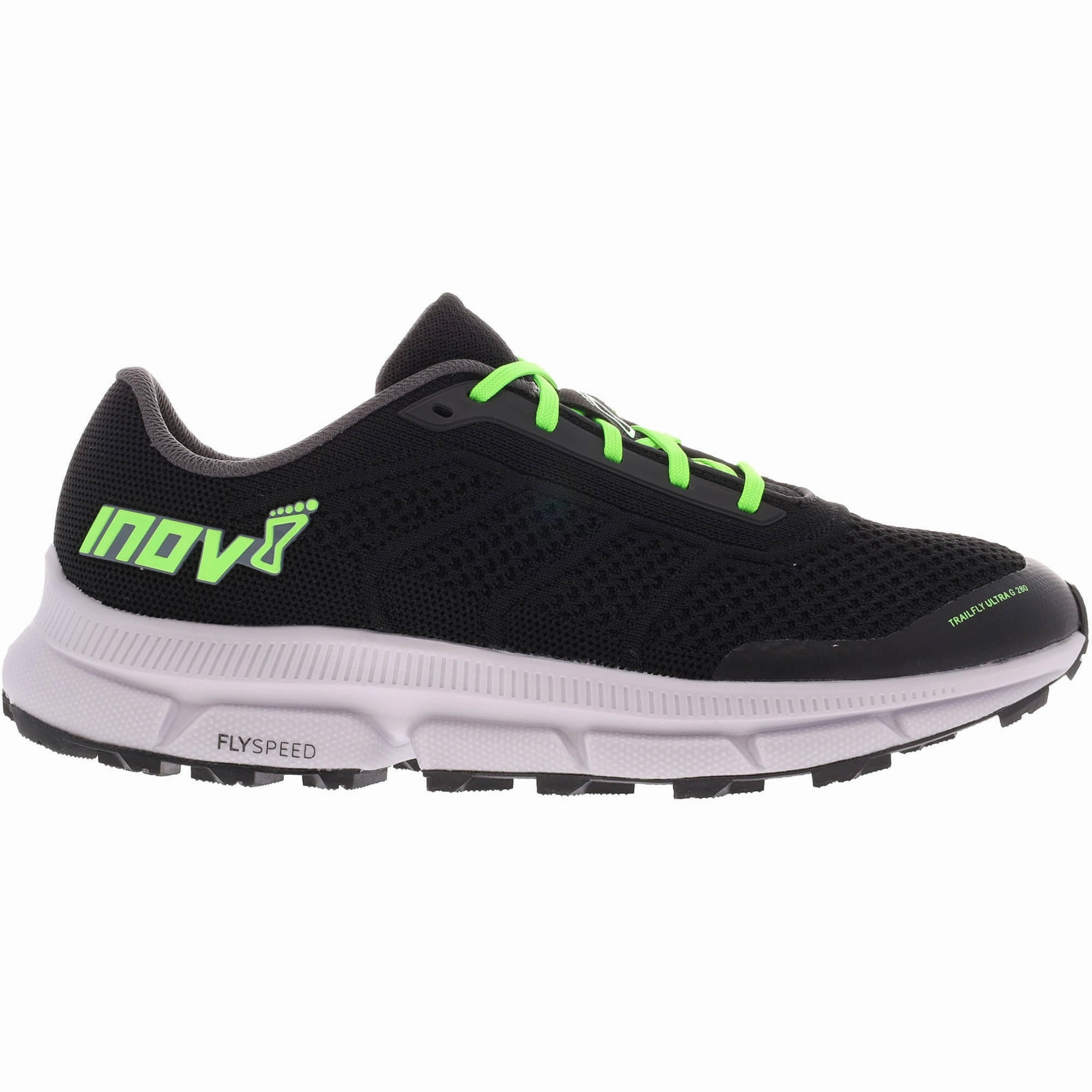 squash player shoes trainers' selection Inov8 TrailFly Ultra G 280 Mens Trail Running Shoes - Black