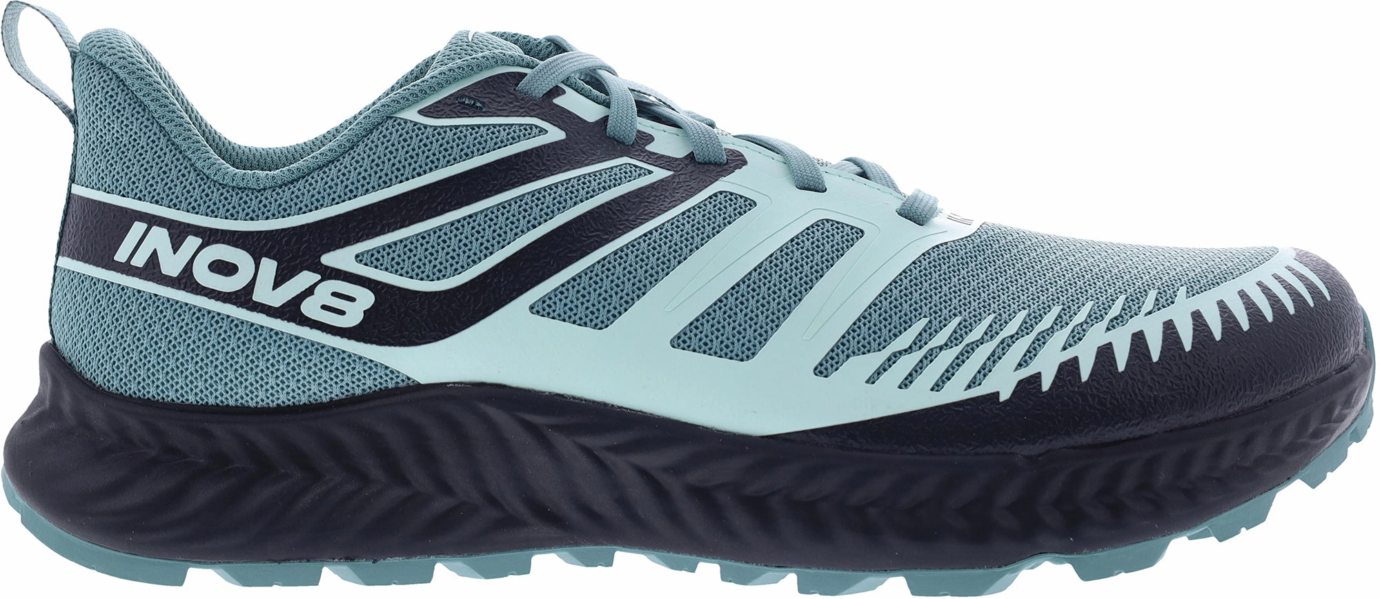 Inov8 TrailFly Womens Trail Running Shoes - Green yoga practitioners' shoes Flex Grooves Technology