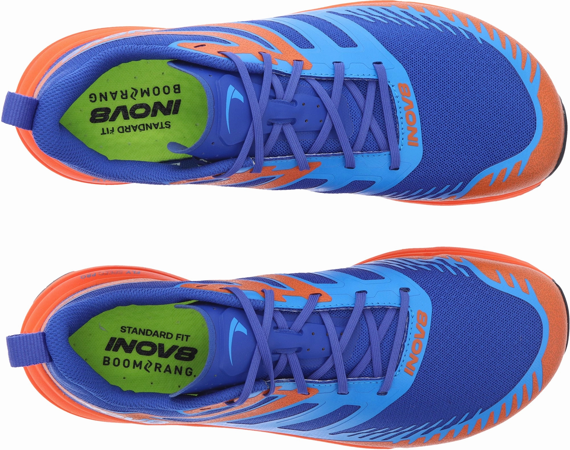 Airflow Ventilation Channels Inov8 TrailFly Zero Mens Trail Running Shoes - Blue