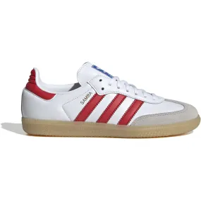 Impact Dispersion Layer Speedy Fit adidas Originals Cloud White/Collegiate Red/Gum Samba Og J Sneakers