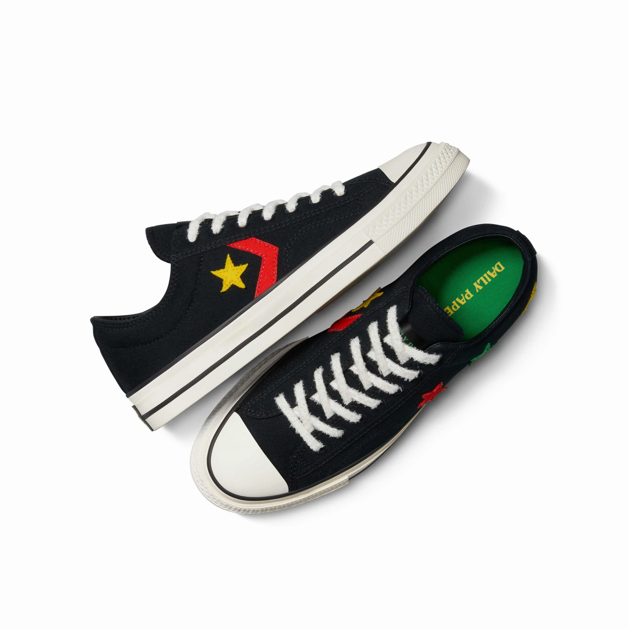 portable shoe benefit Speed Traction Converse x Daily Paper Mens Star Player OX Shoes
