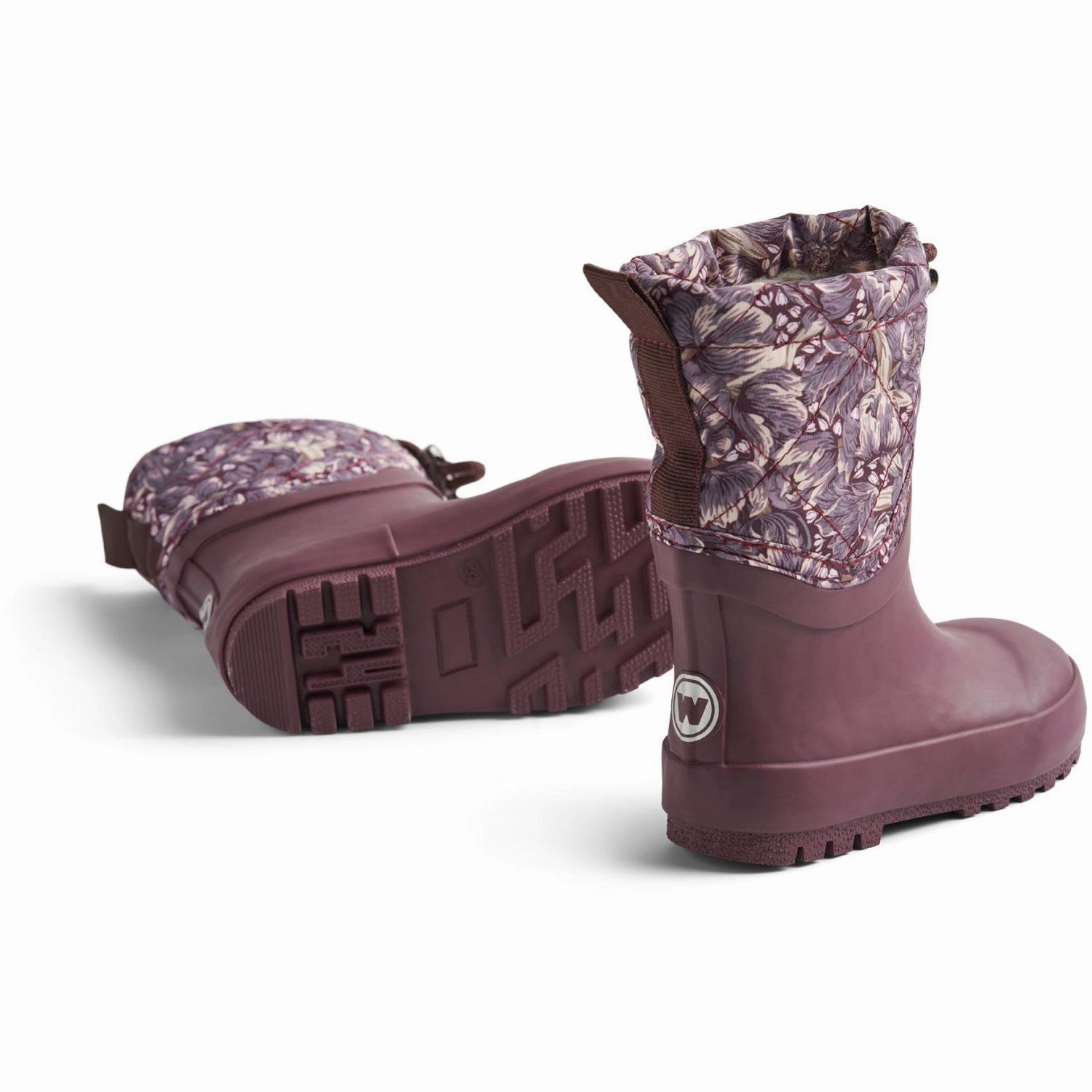 Wheat Purple Tulips Thermo Snowboot Drizzle Fashionable Design
