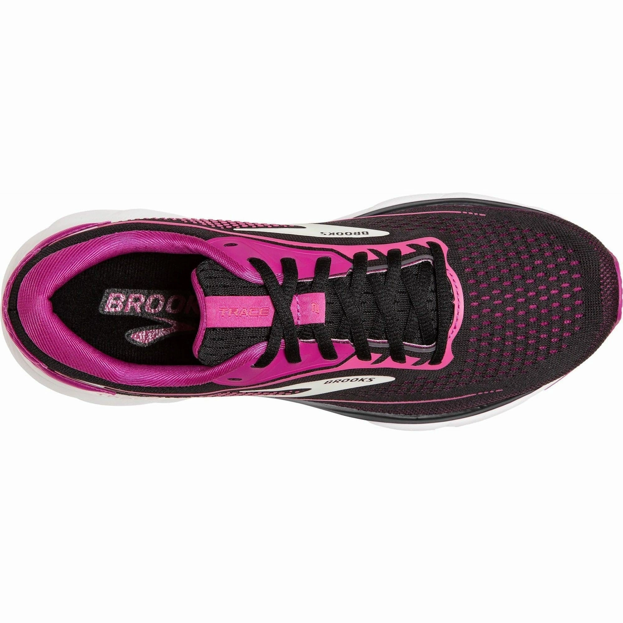 running in a state park shoes Brooks Trace 2 Womens Running Shoes - Black