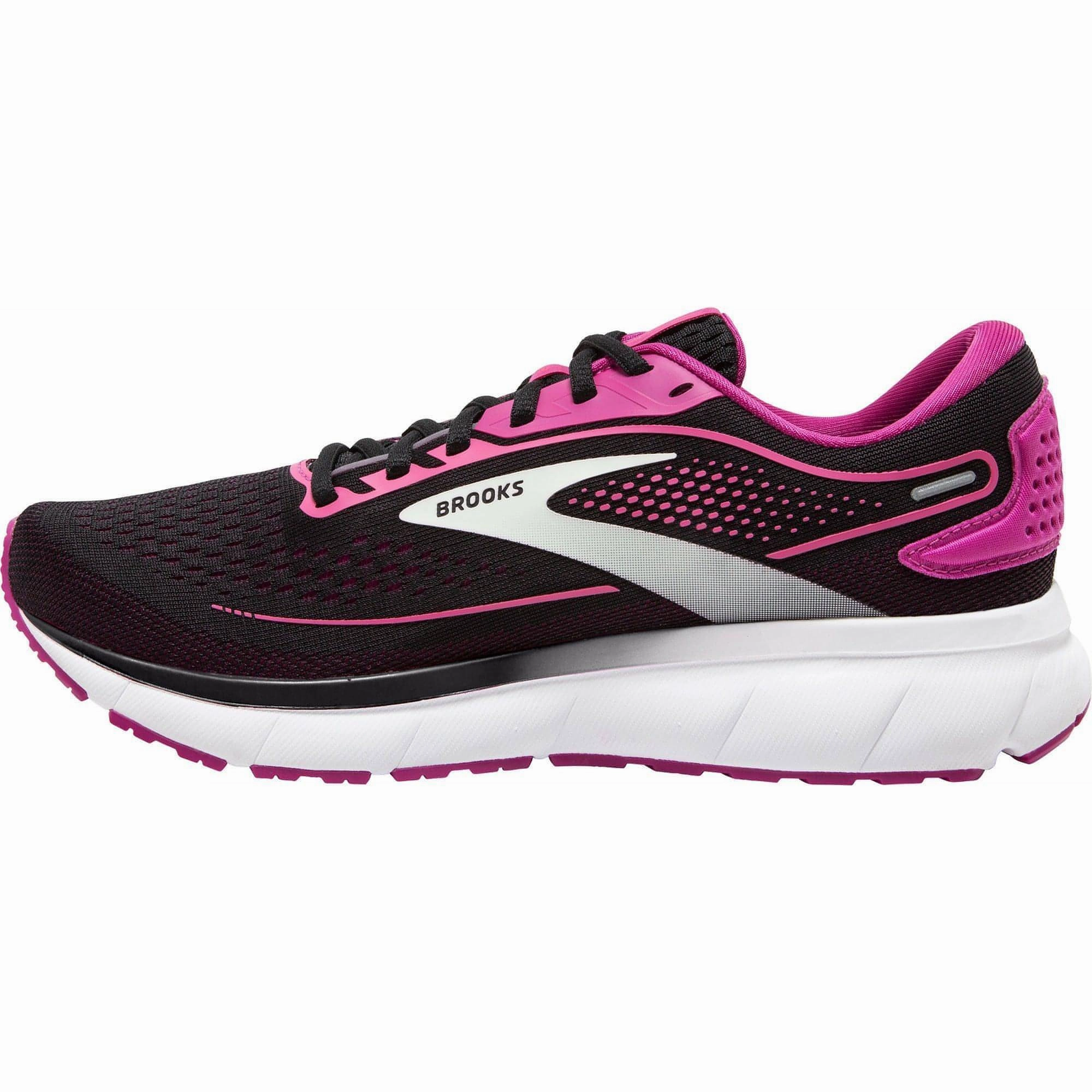 Brooks Trace 2 Womens Running Shoes - Black Flexible Upper Material
