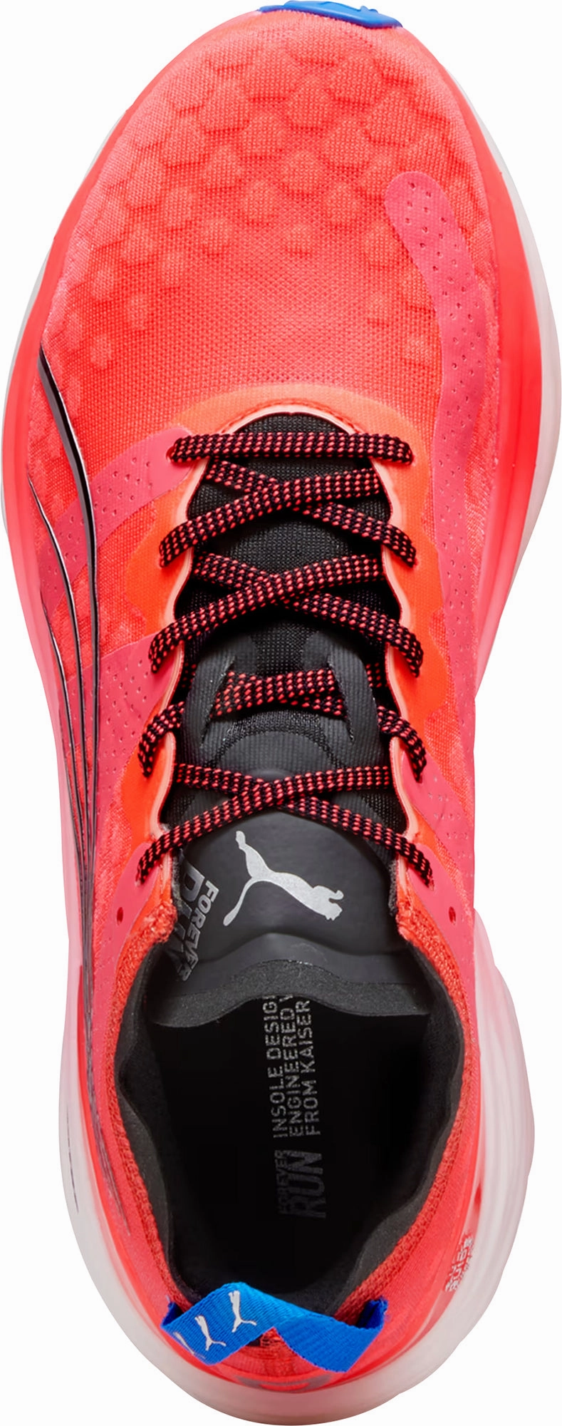 Puma ForeverRun Nitro Mens Running Shoes - Red Dynamic Fit Harness Perforated Tongue Design