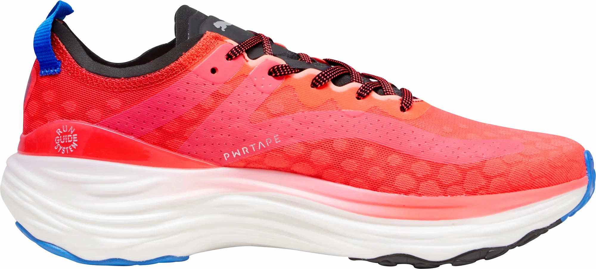 shock - absorbing - midsole - feature shoes Hyper Elastic Midsole Puma ForeverRun Nitro Mens Running Shoes - Red