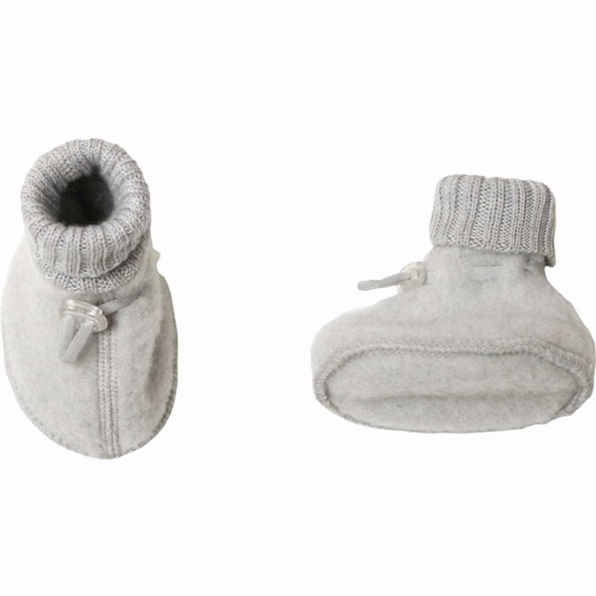 Stretchable Fabric Toe Protection Joha Wool Silver Melange Futter