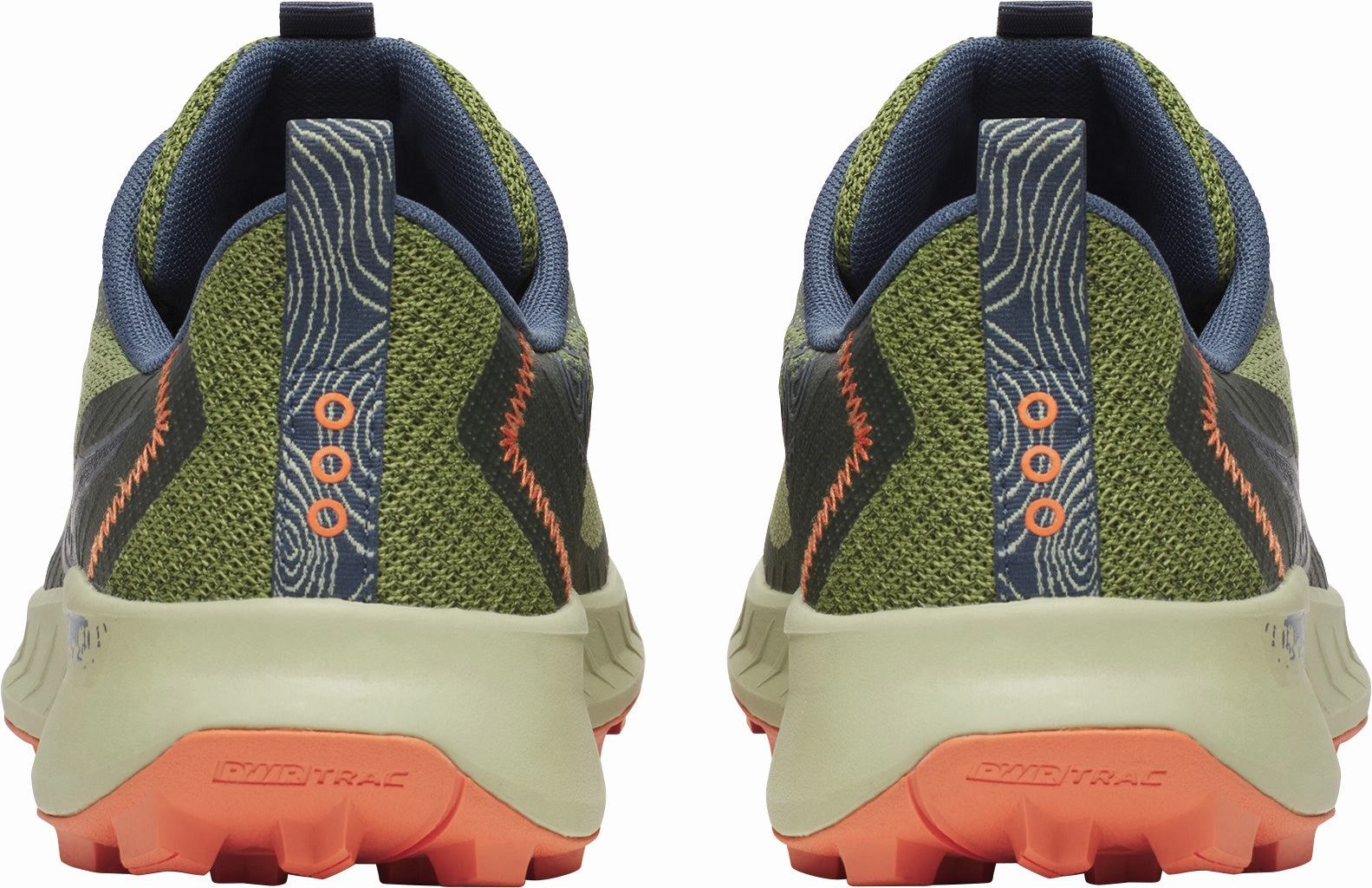 Orthotic Compatible Heart - rate - monitor - enabled Saucony Peregrine 15 GORE-TEX Womens Trail Running Shoes - Green