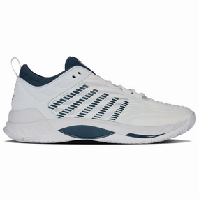 Reactive Propulsion Plate Cushioned K-SWISS Hypercourt Supreme 2 Clay Mens Tennis Shoes