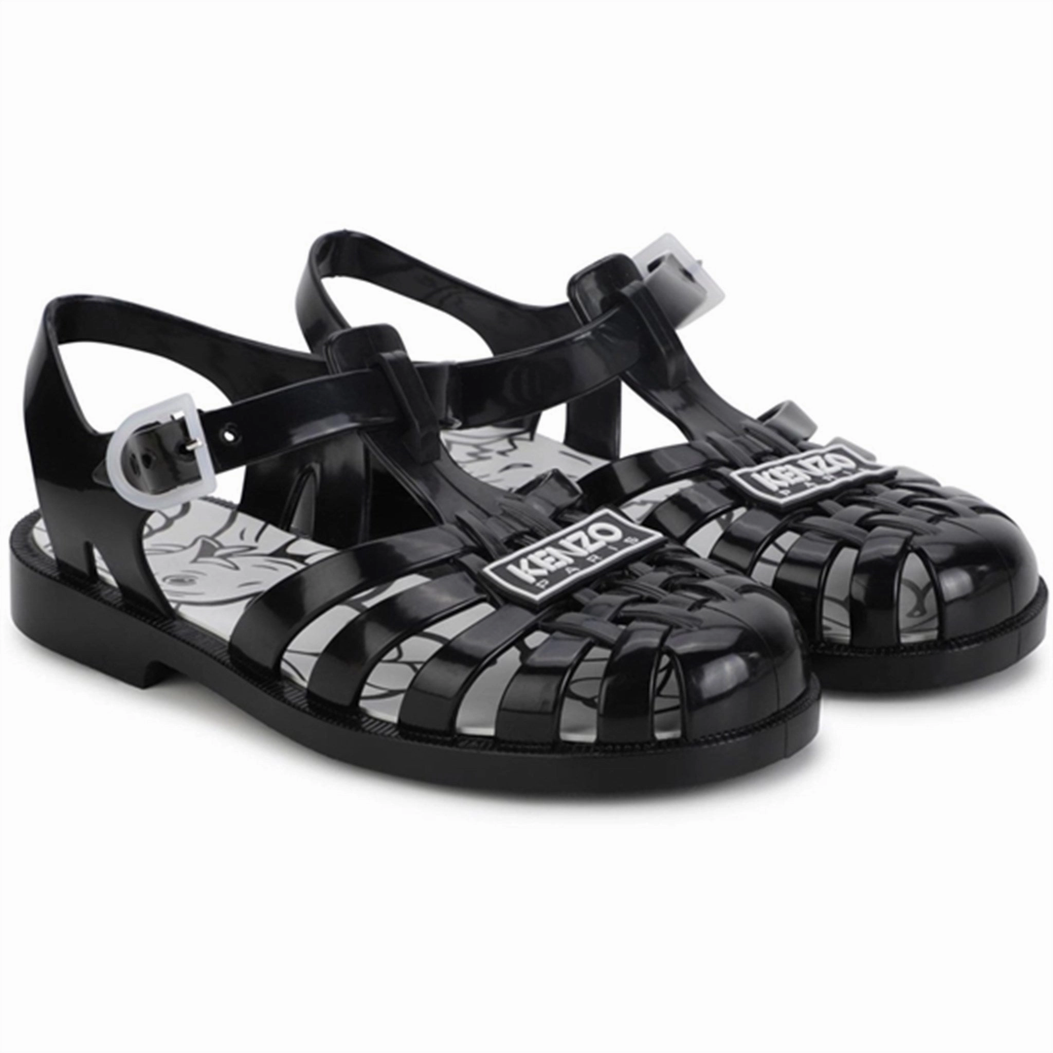 Kenzo Sandal Black Yellow Warm