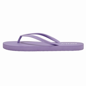 Kids ONLY Purple Rose Lisa Flower Flip Flop Foot Stability