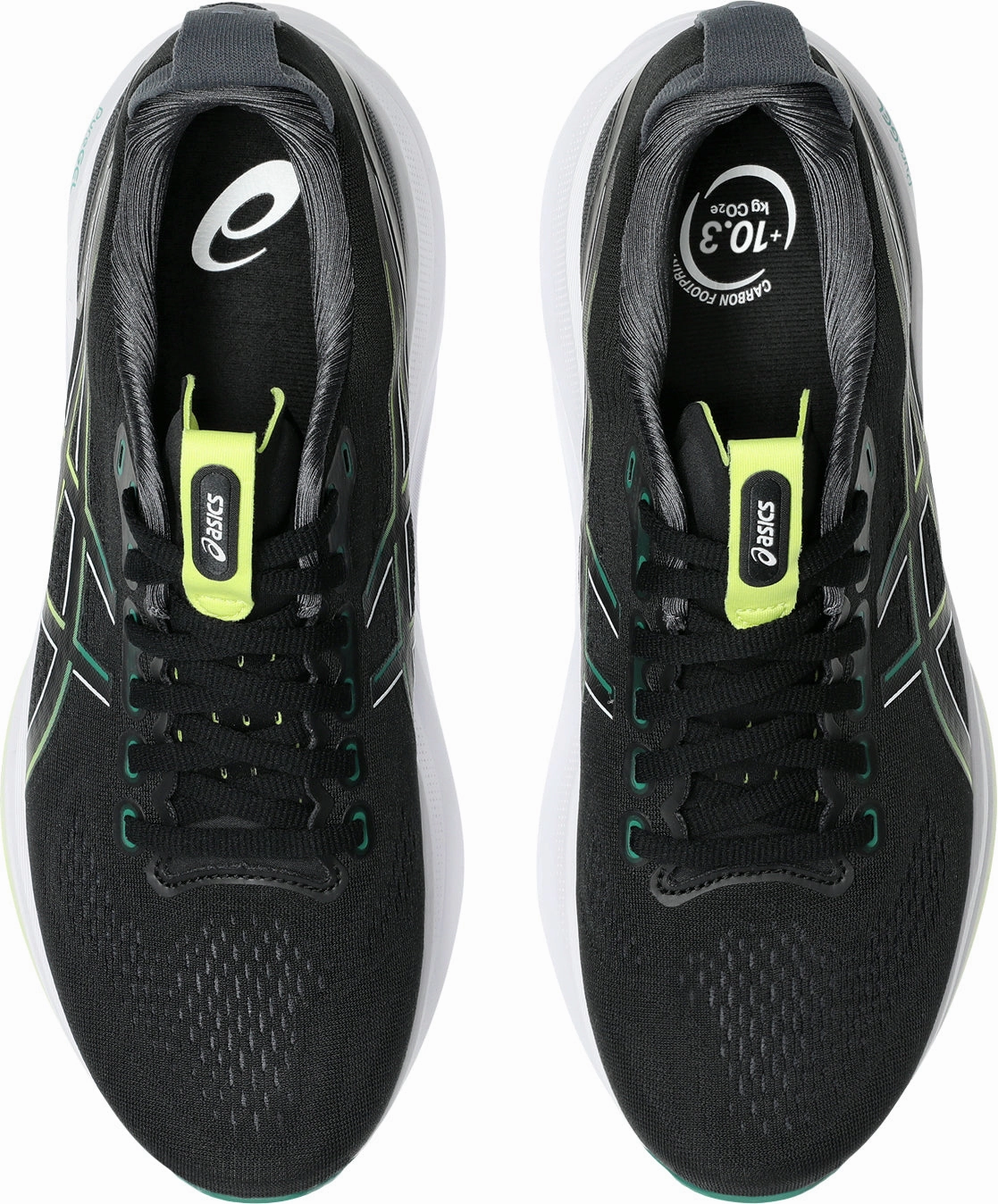 Torsion Control Frame Zero Drop Design Asics Gel Kayano 32 Mens Running Shoes - Black