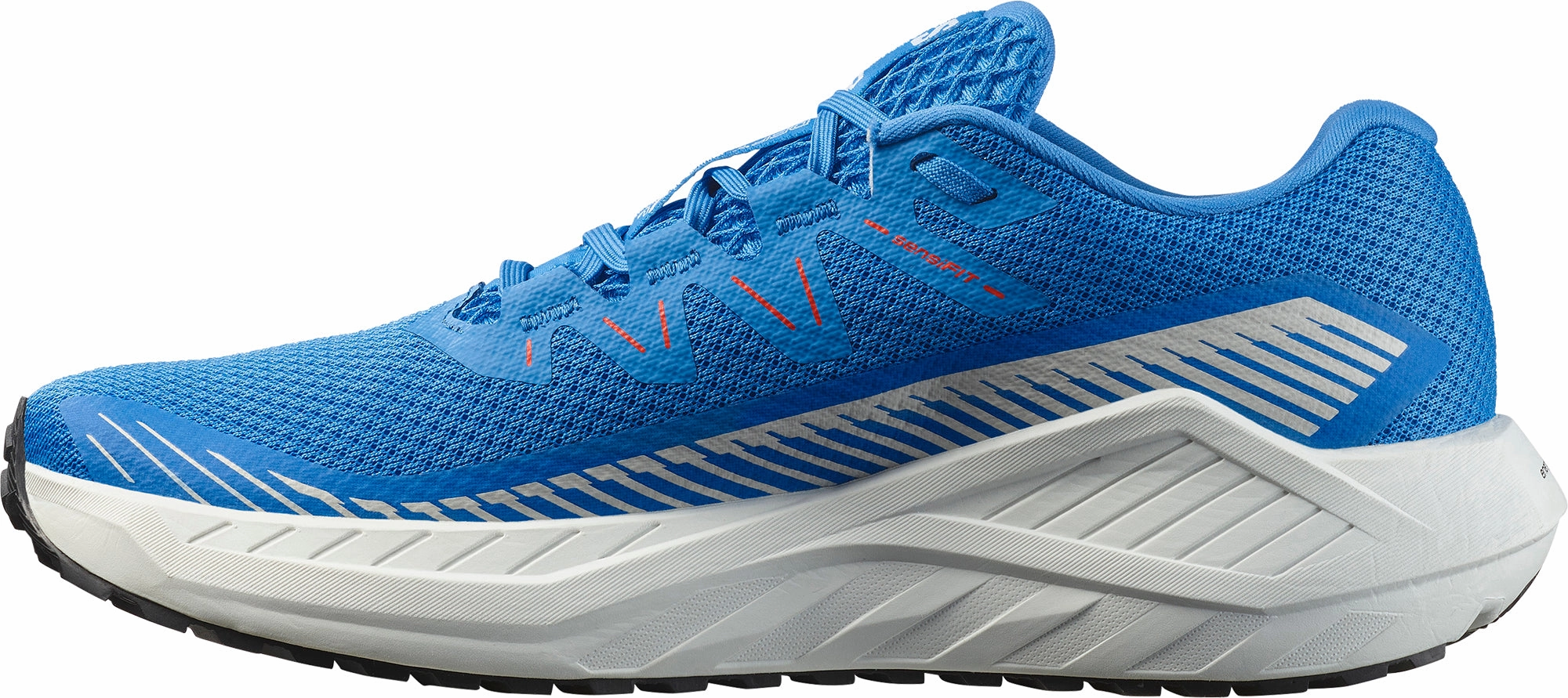 Salomon DRX DEFY GRVL Mens Trail Running Shoes - Blue Ventilated Tongue Design