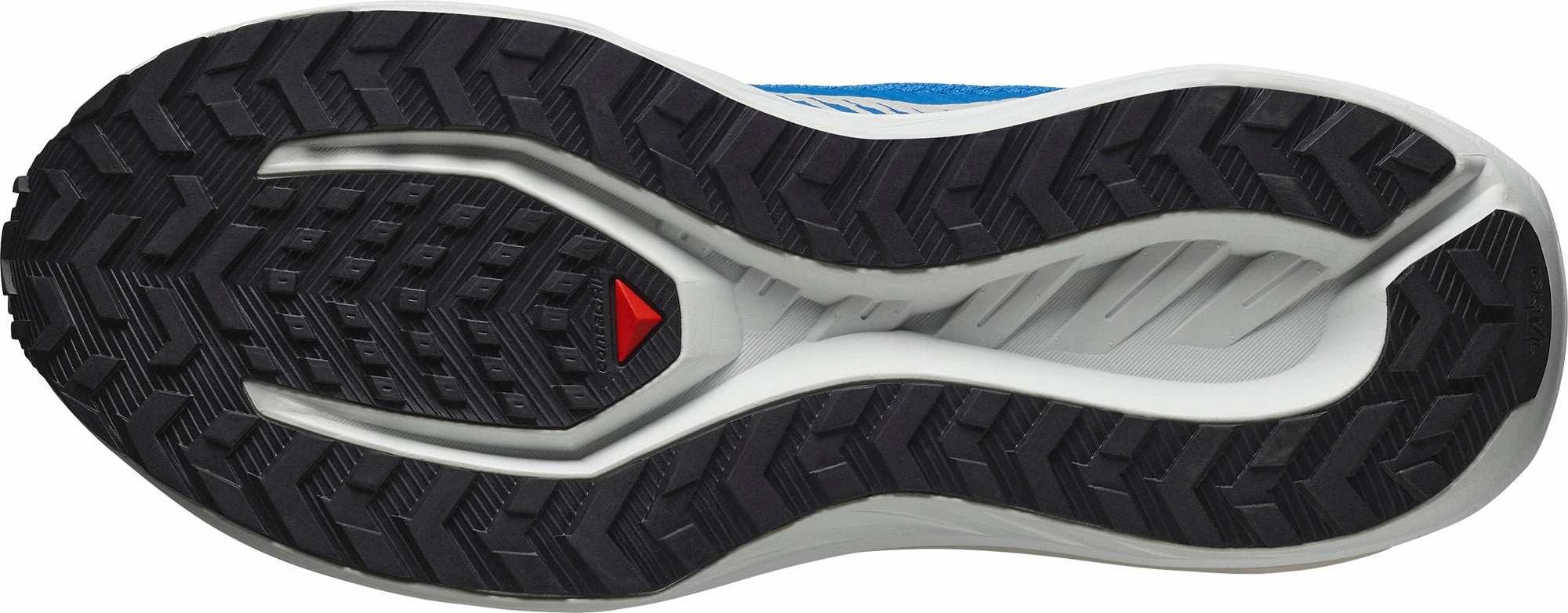 Tear Resistant Mesh better stability Salomon DRX DEFY GRVL Mens Trail Running Shoes - Blue