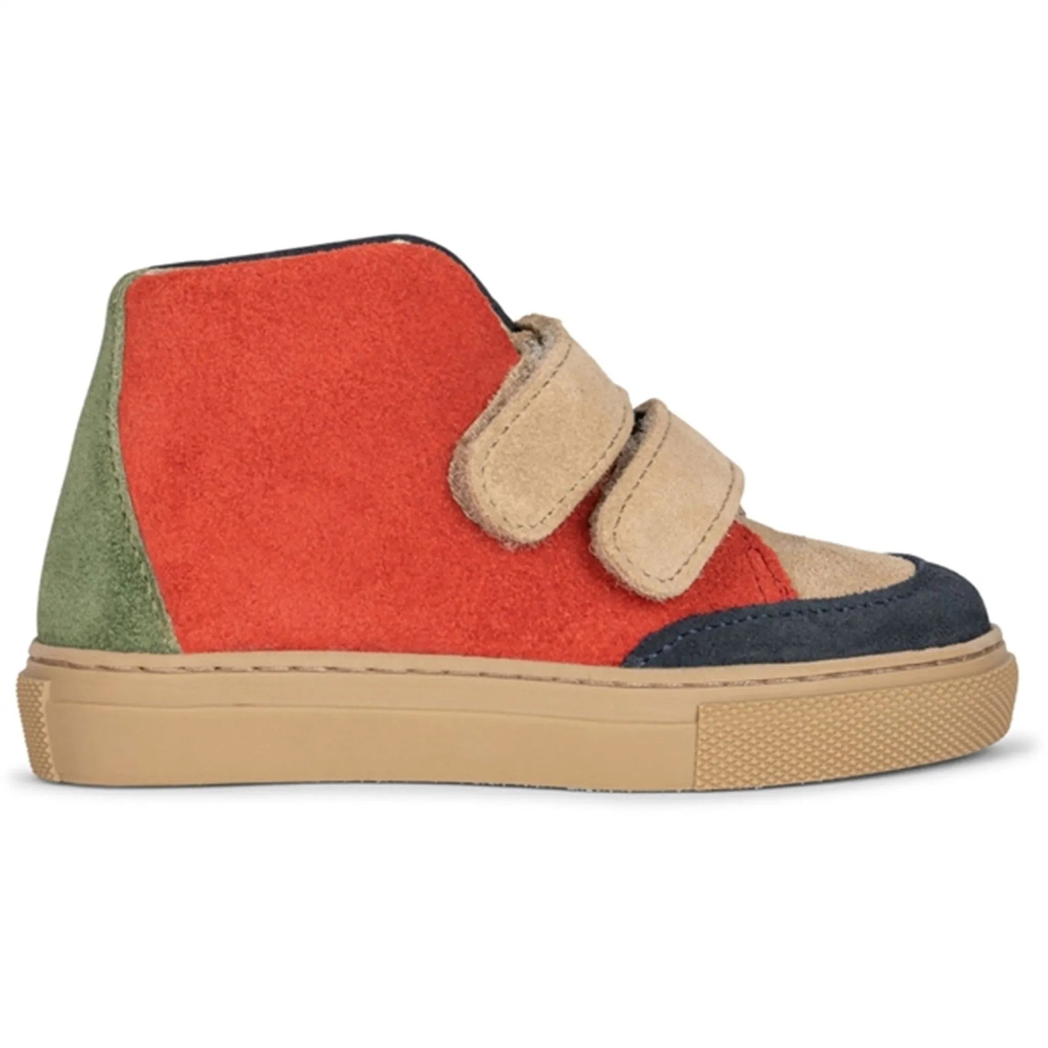 Konges Sl?jd Multi Sumi High Sneakers Colorblock Shallow Footprint