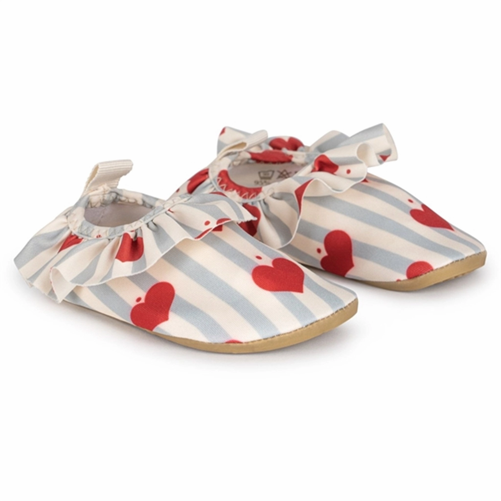 Ceremony Look insulated Konges Sl?jd Amour Blue Stripe Frill UV Swim Shoes