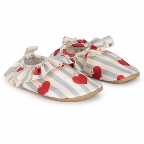 Konges Sl?jd Amour Blue Stripe Frill UV Swim Shoes City Roof