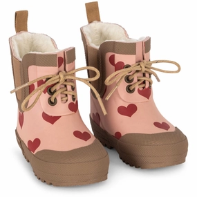 Konges Sl?jd Amour Pink Thermo Boots Print Simple Style Long Hour